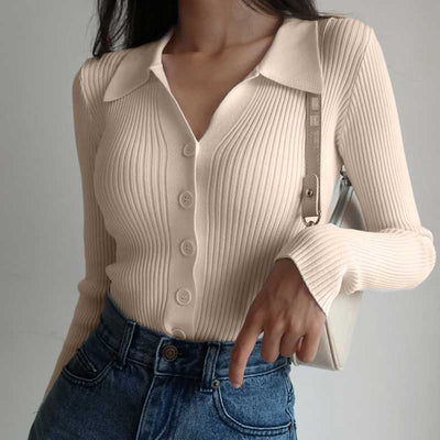 Sweter z kołnierzykiem Bella