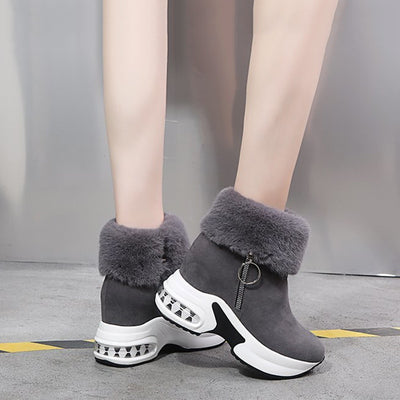 Wysokie buty z futerkiem Parodi