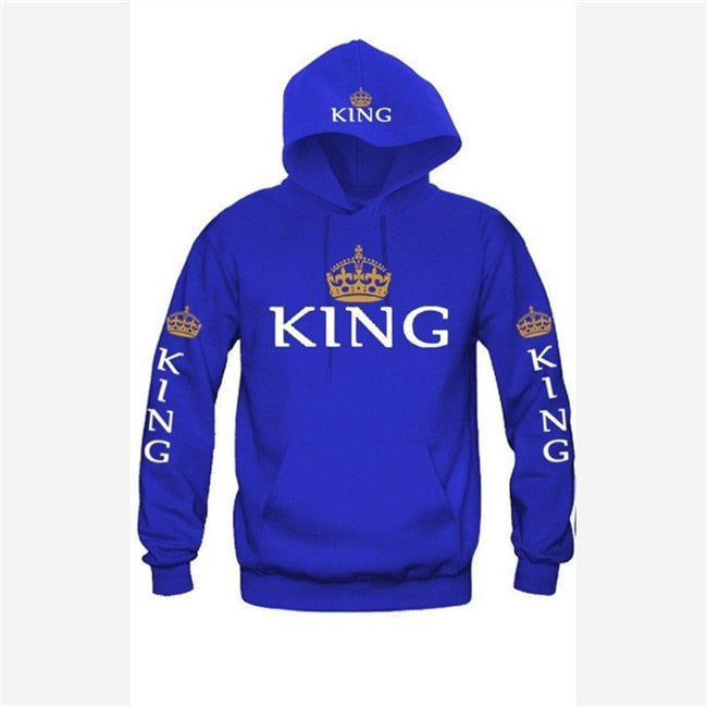Komplet bluz King & Queen z nadrukiem korony