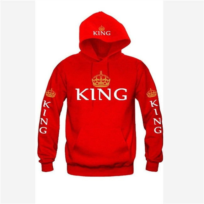 Komplet bluz King & Queen z nadrukiem korony