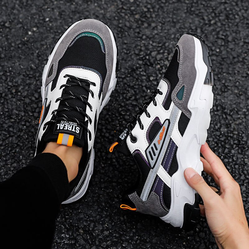 Męskie sneakersy o uniwersalnym designie