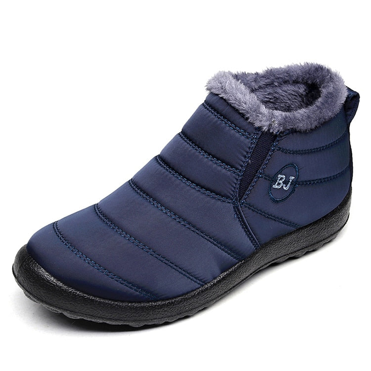 Damskie buty zimowe śniegowce z futerkiem