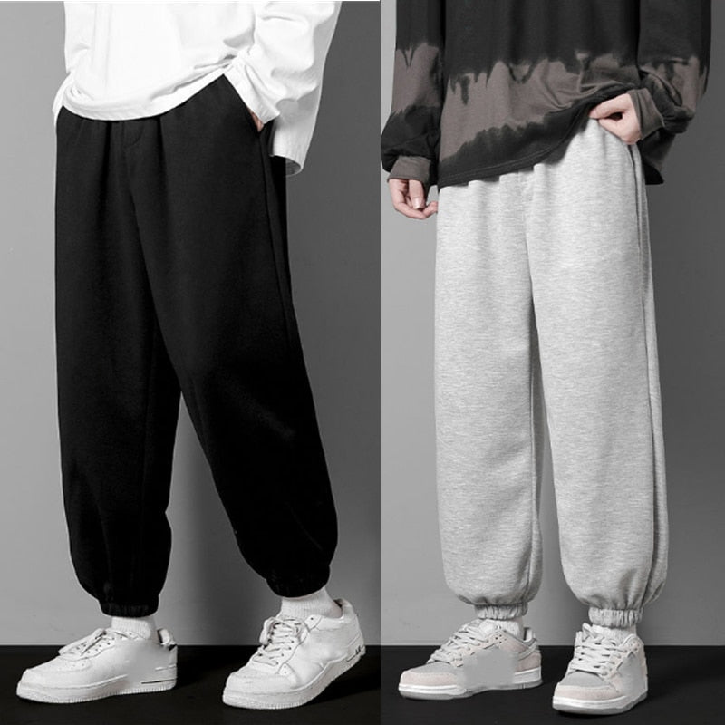 Uniwersalne Szerokie Męskie Spodnie Dresowe