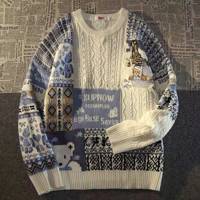 Sweter we wzór Decir