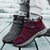 Damskie zimowe buty trekkingowe z ociepleniem i rzepem