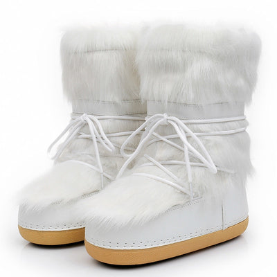 Zimowe buty z futerkiem Mujer
