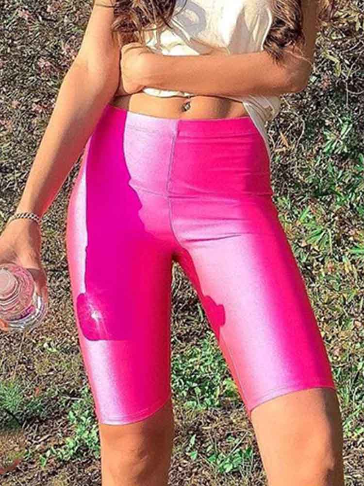Legginsy Cyklistki z Wysokim Stanem