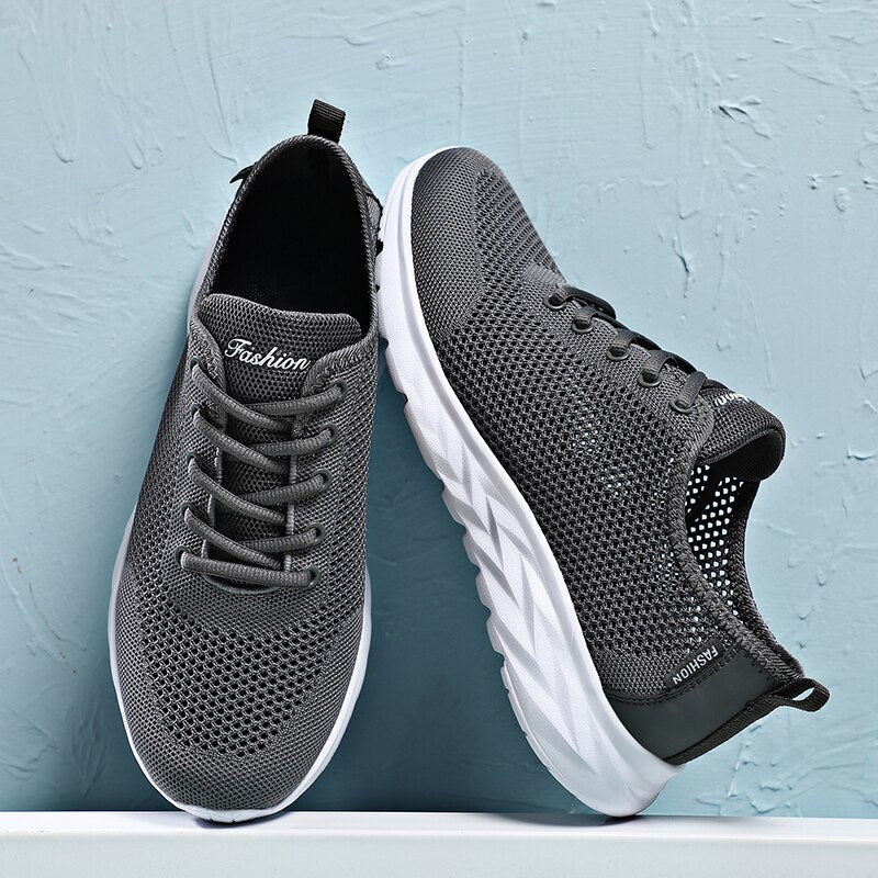Lekkie męskie sportowe buty z siateczki