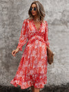 Sukienka letnia ,,Floral V Neck"