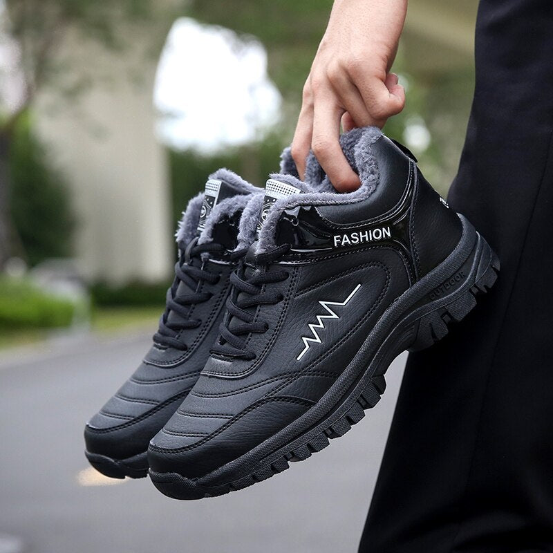 Zimowe ocieplane sneakersy