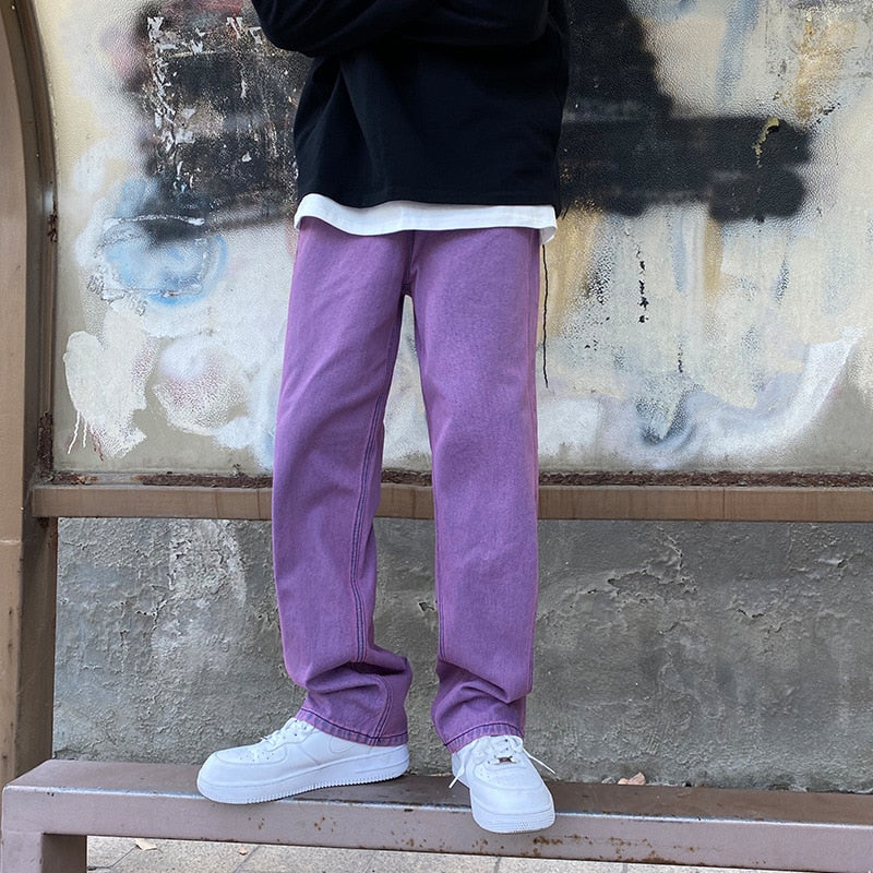 Męskie jeansy baggy fit