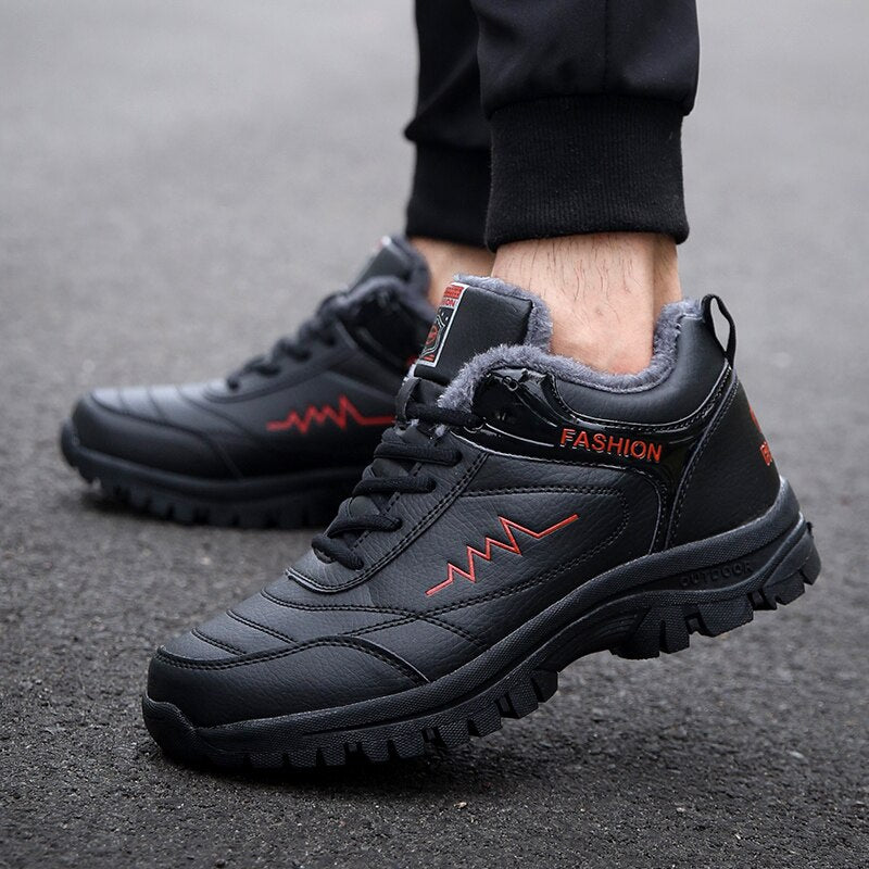 Zimowe ocieplane sneakersy