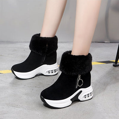 Wysokie buty z futerkiem Parodi