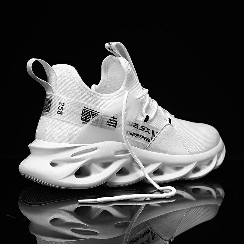 Futurystyczne buty męskie sportowe z elastyczną podeszwą
