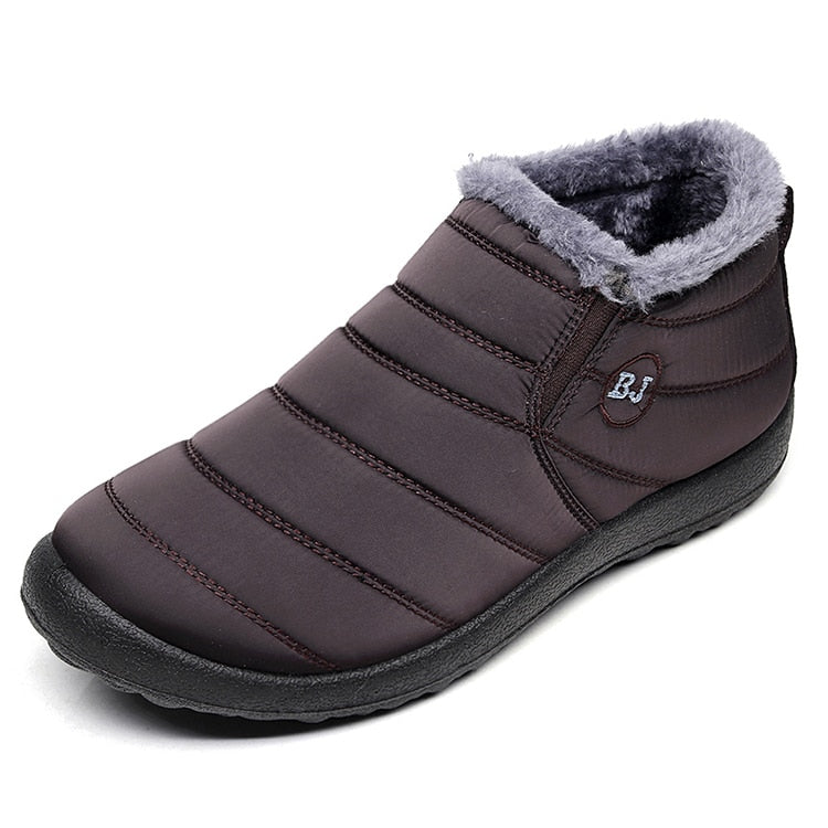 Damskie buty zimowe śniegowce z futerkiem