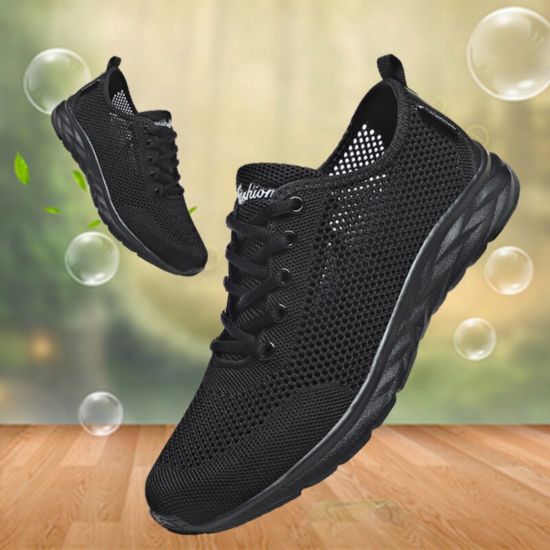 Lekkie męskie sportowe buty z siateczki