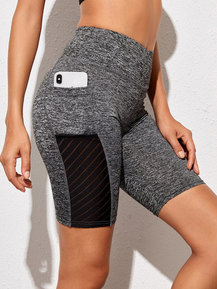 Damskie Legginsy Capri z Kieszenią na Telefon