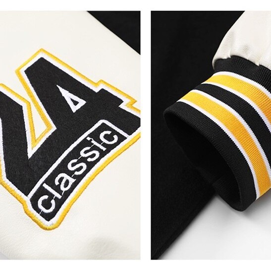Męska kurtka bejsbolówka w stylu varsity