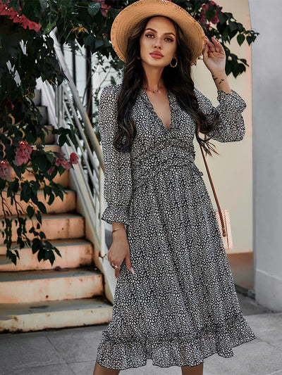 Sukienka letnia ,,Floral V Neck"