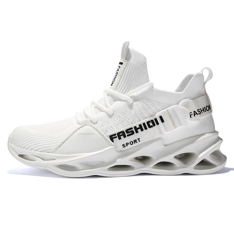 Futurystyczne buty męskie sportowe z elastyczną podeszwą