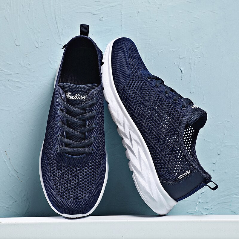Lekkie męskie sportowe buty z siateczki