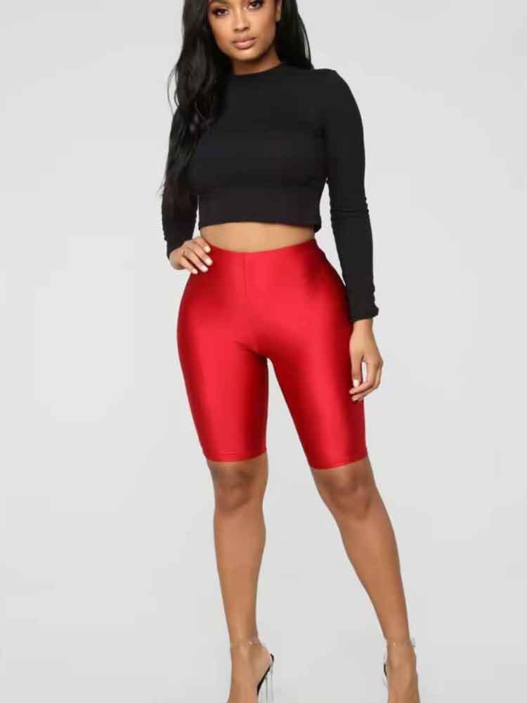 Legginsy Cyklistki z Wysokim Stanem