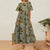 Sukienka Maxi z Wzorem Floralnym