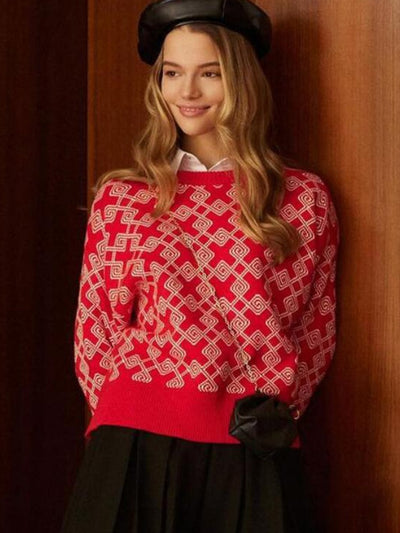 Sweter we wzory Destinada
