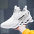 Męskie sneakersy na wysokiej piankowej podeszwie