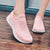 slip-on sneakersy z elastyczną siateczką