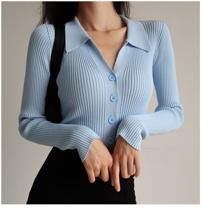 Sweter z kołnierzykiem Bella