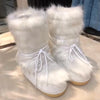 Zimowe buty z futerkiem Mujer