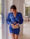 Sukienka wieczorowa ,, Chic lantern sleeve"