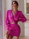 Sukienka wieczorowa ,, Chic lantern sleeve"