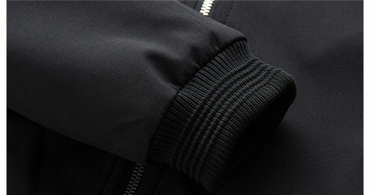 Stylowa męska kurtka bomberka zasuwana na zamek