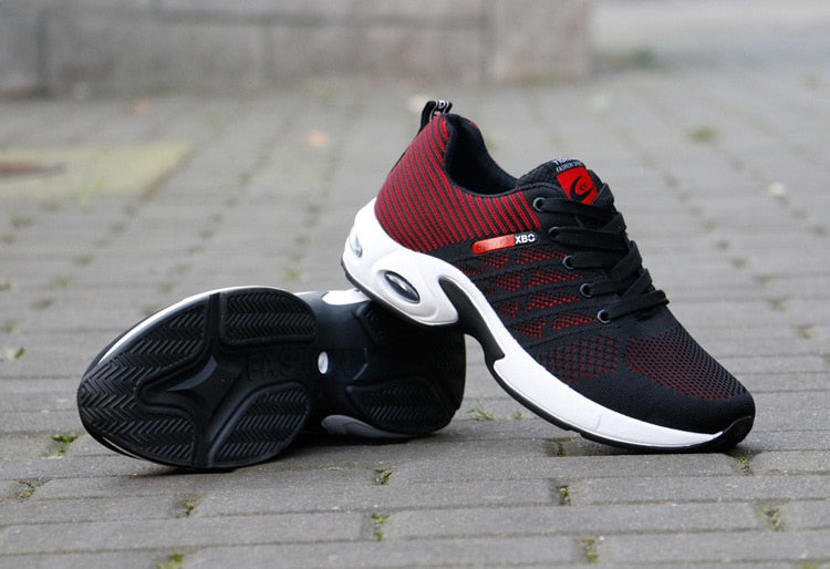 Męskie sportowe buty adidasy z dynamicznym designem i oddychającą siateczką
