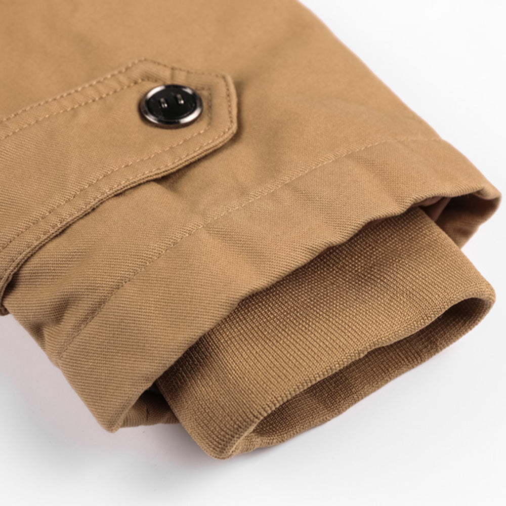 Męska kurtka zimowa z kapturem i ociepleniem