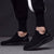 Męskie lekkie sportowe buty sneakersy z oddychającej siateczki i elastyczną podeszwą