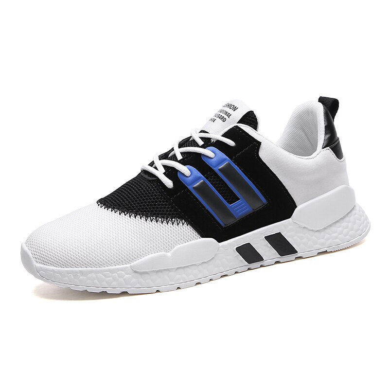 Męskie sportowe buty z oddychającą siateczką i amortyzującą podeszwą