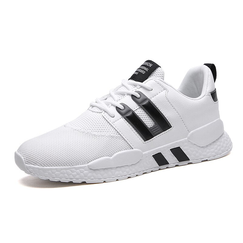 Męskie sportowe buty z oddychającą siateczką i amortyzującą podeszwą