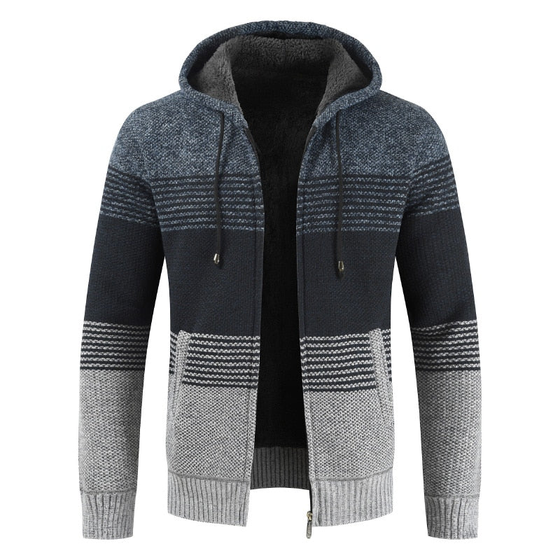 Rozpinany sweter z kapturem Bromer™️