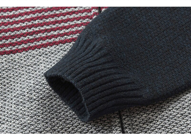 Męska bluza rozpinana z kapturem – ciepły sweter z podszewką polarową na zamek