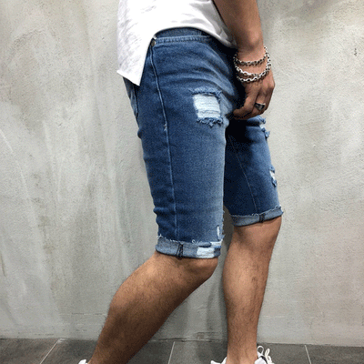 Krótkie spodenki jeansowe Squaro