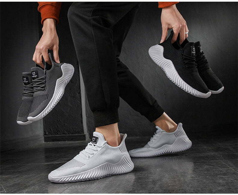 Męskie buty sneakersy sportowe z nowoczesnym designem i oddychającą siateczką