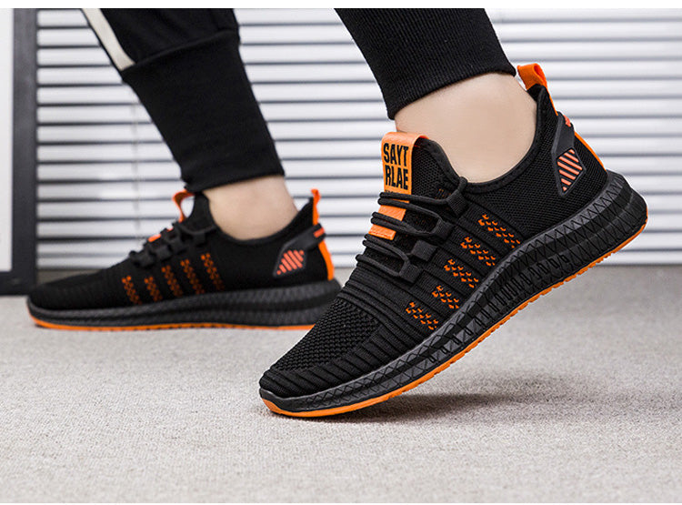 Męskie sportowe buty z oddychającą siateczką i nowoczesnym designem