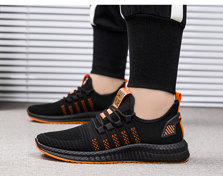 Męskie sportowe buty z oddychającą siateczką i nowoczesnym designem