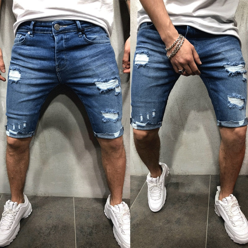 Krótkie spodenki jeansowe Squaro