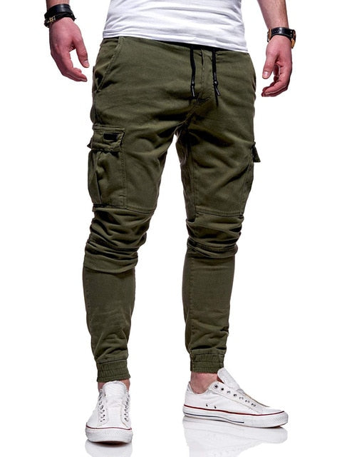 Męskie Spodnie Jogger Cargo - Komfort i Styl